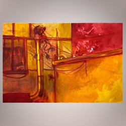 Plein air at night in artificial lighting can be just as romantic.